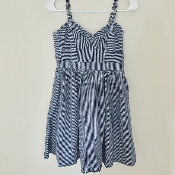 Fossil Denim Stripe Sundress - Picture 1 of 3